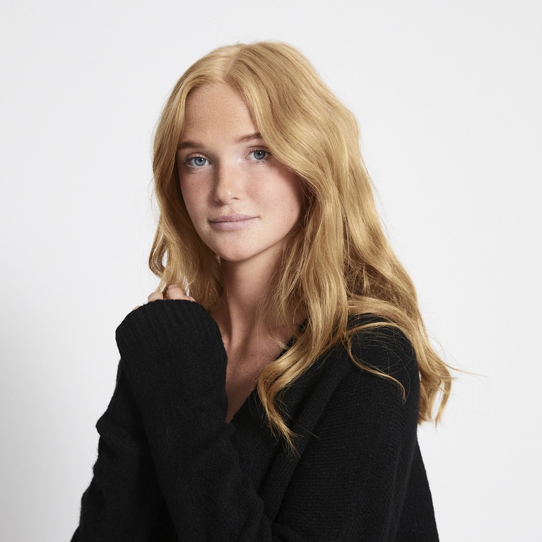 Basic knit long cardigan "Carrie" Black